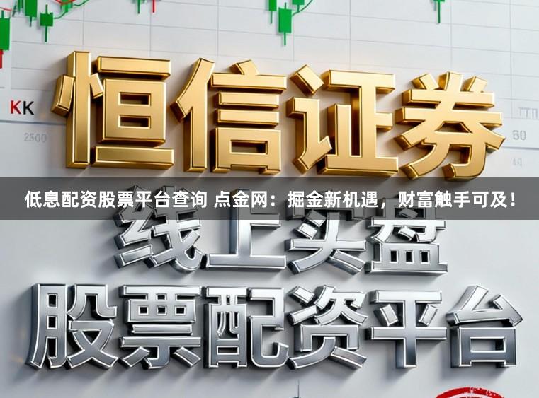 低息配资股票平台查询 点金网：掘金新机遇，财富触手可及！