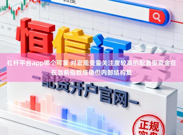 杠杆平台app哪个可靠 对宏观变量关注度较高的配置型资金在在当前指数维稳但内部结构复